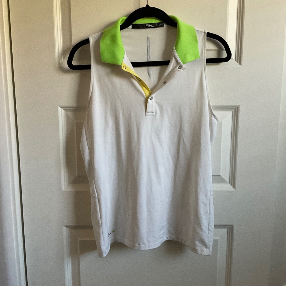 RLX Ralph Lauren‎ Sleeveless Golf/Tennis Polo - Size Large